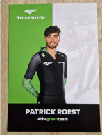 Card Patrick Roest - Team Reggeborgh - 2023-2024 - Ice Speed Skating Eisschnelllauf Patinage De Vitesse Schaatsen - Sports D'hiver