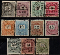 HONGRIE 1898-9 O DENT 12x11.5 - Usado