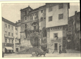COIMBRA No Antigamente - Igreja De S. Tiago Na Praça Do Comércio - PORTUGAL - Coimbra