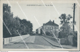 Cf536 Cartolina Guegnon Vue Du Pont Francia France - Otros & Sin Clasificación