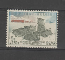 Belgium 1957 Belgian South Pole Expedition Stamp From S/S MNH/** - Dogs