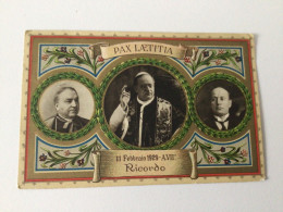 Carte Postale Ancienne (1929) 11 Febbraio 1929 -A.VIIè Ricordo - Vatikanstadt