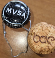 Capsule & Bouchon & Muselet Cava D'Espagne VALLFORMOSA Noir/gris/blanc Nr 124941 - Sparkling Wine
