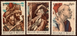 Belgique 1969 COB 1505-07 (complet) Fragment De Tapisseries - Nuovi
