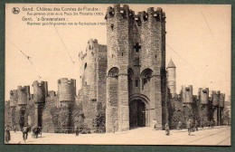 BELGIQUE -  GENT / GAND - Château Des Comtes De Flandre - Vue Générale Prise De La Place Ste. Pharaïlde - Gent