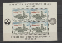 Belgium 1957 Belgian South Pole Expedition S/S MNH/** - Chiens