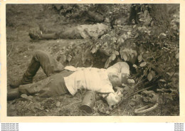 SECONDE GUERRE SOLDATS DE LA WEHRMACHT SIESTE PHOTO ORIGINALE FORMAT 9.50 X 6 CM - War, Military