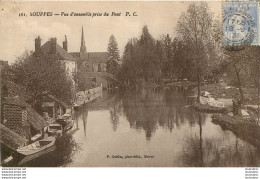 SOUPPES VUE D'ENSEMBLE PRISE DU PONT - Souppes Sur Loing