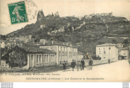 ROCHEMAURE LES ECOLES ET LA GENDARMERIE - Rochemaure