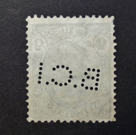 Italia - Italy - 1906 -  Perfin - Lochung -  B.C.I  - Banca Commerciale Italiana - Cancelled - Afgestempeld