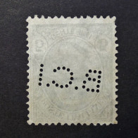 Italia - Italy - 1906 -  Perfin - Lochung -  B.C.I  - Banca Commerciale Italiana - Cancelled - Used