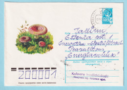 USSR 1979.0307. Mushroom (Lactarius). Prestamped Cover, Used - 1970-79