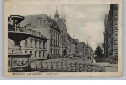 6600 SAARBRÜCKEN - ST. JOHANN, Strassenansicht Mit Bergschule, 1919 - Saarbrücken