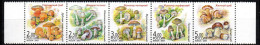 Russland 2003 - Mi.Nr. 1108 - 1112 - Postfrisch MNH - Pilze Mushrooms - Funghi