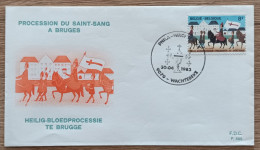 Belgique - FDC 1983 - YT N°2090 - Procession Du Saint Sang à Bruges - 1981-1990