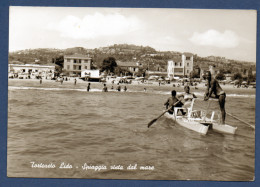 1964 - TORTORETO LIDO  - SPIAGGIA VISTA DAL MARE -  ITALIE - Teramo