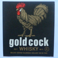 ETIQUETTE GOLDCOCK - WHISKY - THEME COQ - NEUVE - Whisky