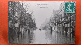 CPA (75) Crue De La Seine.1910. Avenue De Versailles.    (7A.662) - Überschwemmung 1910
