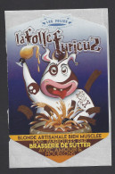 Etiquette De Bière Bien Musclée -  La Folle Furieuz  -   Brasserie De Sutter à Gisors (27) -  Thème Vache - Bier