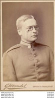SOLDAT  ALLEMAND G.  MANDEL PHOTO CDV CARTON 10.50 X 6.50 CM - Old (before 1900)