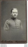 SOLDAT MULHAUSEN  A.  BERNHEIM  PHOTO CDV CARTON 10.50 X 6.50 CM - Old (before 1900)