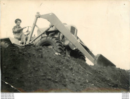 TRACTEUR AGRICOLE GRANDE PHOTO ORIGINALE 18 X 13 CM - Cars