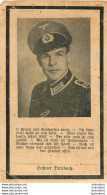 MEMENTO AVIS DE DECES SOLDAT ALLEMAND  FRANZ WINDMEIER 31/07/1943 - Décès