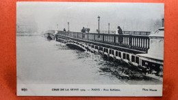 CPA (75) Crue De La Seine.1910. Pont Solférino.   (7A.666) - Überschwemmung 1910