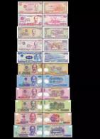 Vietnam Bank 11 Banknotes 200-500000X - Viêt-Nam
