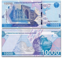 Uzbekistan Bank 2021 10000S - Uzbekistán