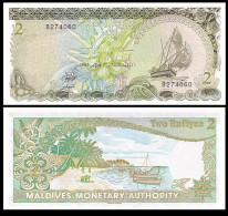 Maldives Bank 1983 2 Rafia - Maldiven