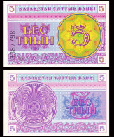Kazakhstan Bank 1993 5T - Kazakhstán