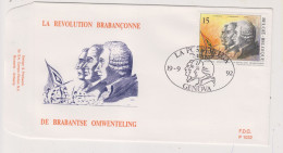 FDC 1032 COB 2482 La Révolution Brabançonne Bureau Temporaire à L'étranger Genova - 1991-2000