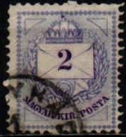 HONGRIE 1881 O DENT 11.5x13 - Gebruikt