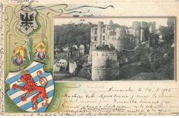 LUXEMBOURG AP#DC069 BEAUFORT SOUVENIR LE CHATEAU GRUSS AUS BLASON ARMOIRIES - Sonstige & Ohne Zuordnung