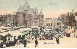 PAYS BAS AP#DC024 NOORD HOLLAND AMSTERDAM LE MARCHE NIEWMARKT DEVANT LE CHATEAU - Amsterdam