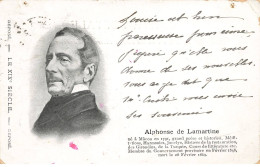 CELEBRITES  AO#AL000956 ALPHONSE DE LAMARTINE HISTORIEN - Sonstige & Ohne Zuordnung