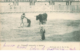 SPORTS AO#AL000542 CORRIDA VELASCO ENTRANDO A MATAR - Other & Unclassified