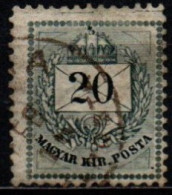 HONGRIE 1881 O DENT 12x11.5 - Used Stamps