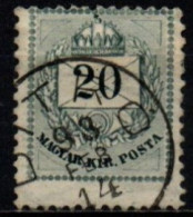 HONGRIE 1881 O DENT 12x11.5 - Oblitérés