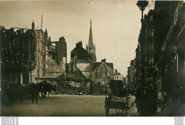 LILLE CARTE PHOTO ALLEMANDE QUARTIER EGLISE SAINT MAURICE  1916 - Lille