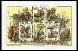 Slowakei Slovensko 1997 - Mi.Nr. Block 9 - Postfrisch MNH - Pilze Mushrooms - Pilze