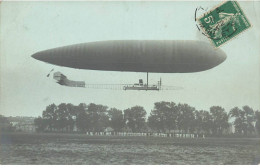 54 TOUL #FG55297 AVIATION DIRIGEABLE BALLON CARTE PHOTO - Toul