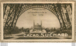 CHROMO CACAO SUCHARD PARIS LE TROCADERO GRAND CONCOURS DES VUES DE FRANCE  PHOTO DORIZY - Suchard