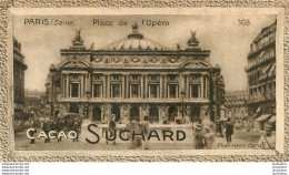 CHROMO CACAO SUCHARD PARIS PLACE DE L'OPERA  GRAND CONCOURS DES VUES DE FRANCE  PHOTO DORIZY - Suchard