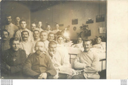 CARTE PHOTO SOLDATS ALLEMANDS HOPITAL 1917 - Weltkrieg 1914-18