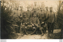 CARTE PHOTO GROUPE DE SOLDATS ALLEMANDS - Weltkrieg 1914-18
