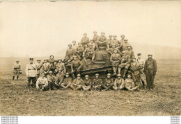 CARTE PHOTO 509em R.C.C.  AVEC CHAR - Regimente