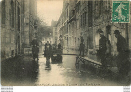 BESANCON  INONDATIONS DE JANVIER 1910 RUE DU LYCEE - Besancon