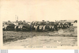 TANKS AU REPOS CAMP DE SISSONNE - Equipment